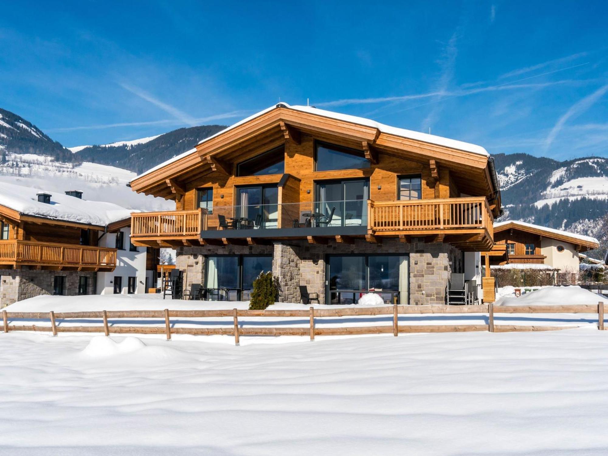 Detached Luxury Holiday Home With Sauna Niedernsill Exterior photo